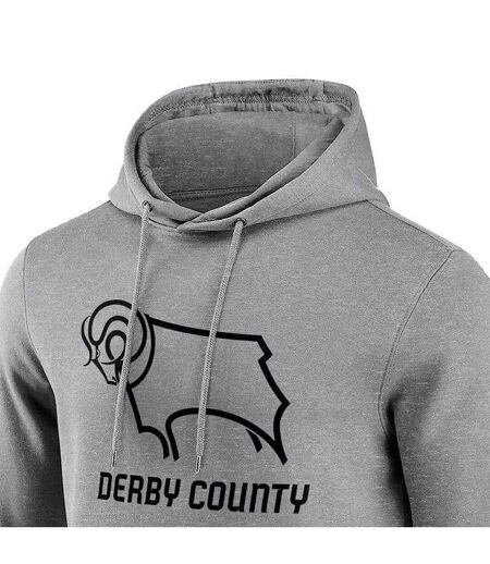 Mens Hoodie Grey Derby County FC