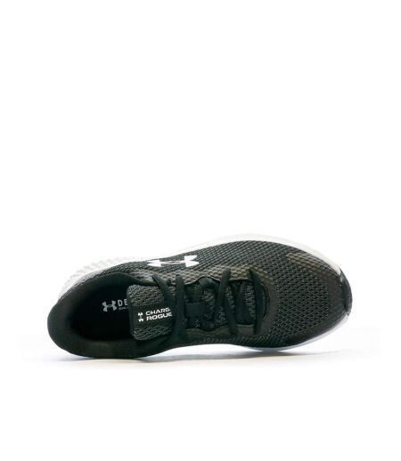 Chaussures de running noires/blanches femme under armour charged rogue