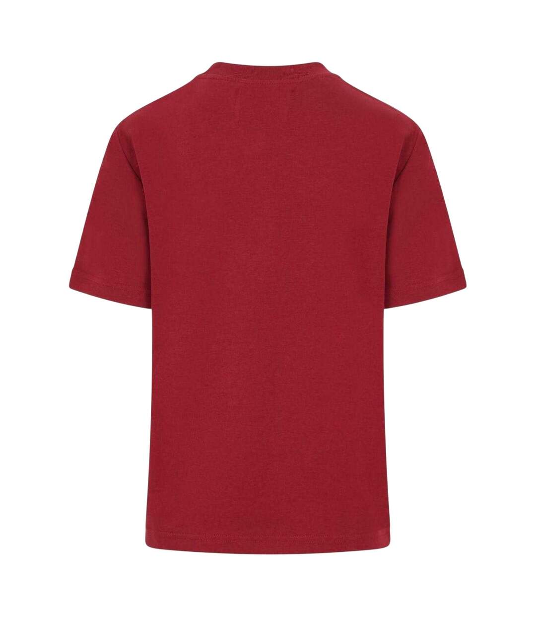 Womens/ladies London Oversized T-shirt Burgundy Blank Essentials-3