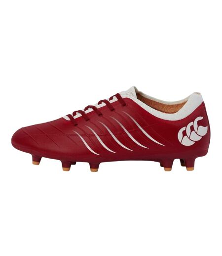 Mens Phoenix 2.0 Elite Firm Ground Rugby Boots Red Dahlia Canterbury
