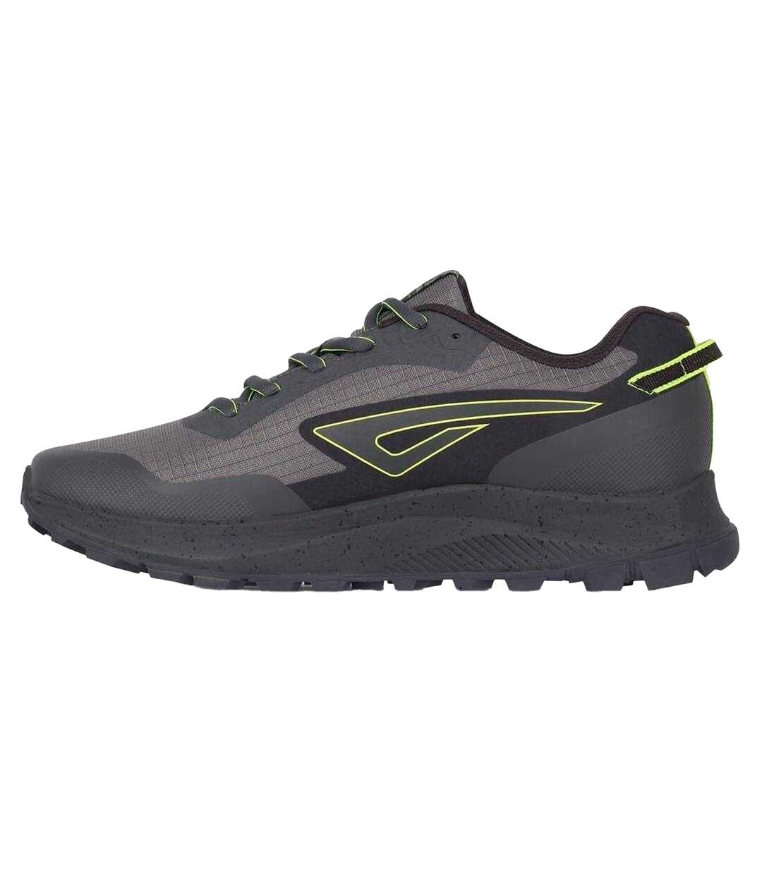 Baskets Course À Pied Tempo Trail Homme Gris Vert Clair Karrimor-3