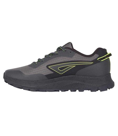 Baskets Course À Pied Tempo Trail Homme Gris Vert Clair Karrimor