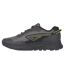 Baskets Course À Pied Tempo Trail Homme Gris Vert Clair Karrimor-3