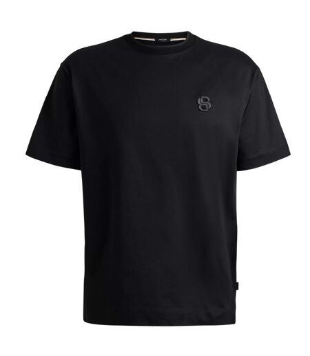 T-shirt Motif/style Monogramme Tames Homme Noir Boss