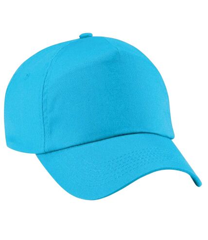 Casquette baseball enfant unisexe bleu surf Beechfield