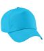 Casquette baseball enfant unisexe bleu surf Beechfield