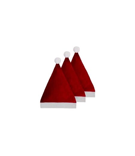 Festive Wonderland - Bonnet de Père Noël (Rouge / Blanc) - UTSG22148