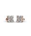 Boucles d'oreilles Sweet Square, Cristal d'Autriche-2