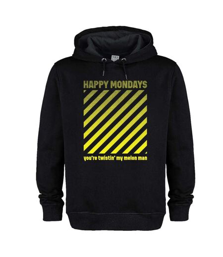 Unisex Adult You´re Twistin´ My Melon Man Happy Mondays Hoodie Black Amplified
