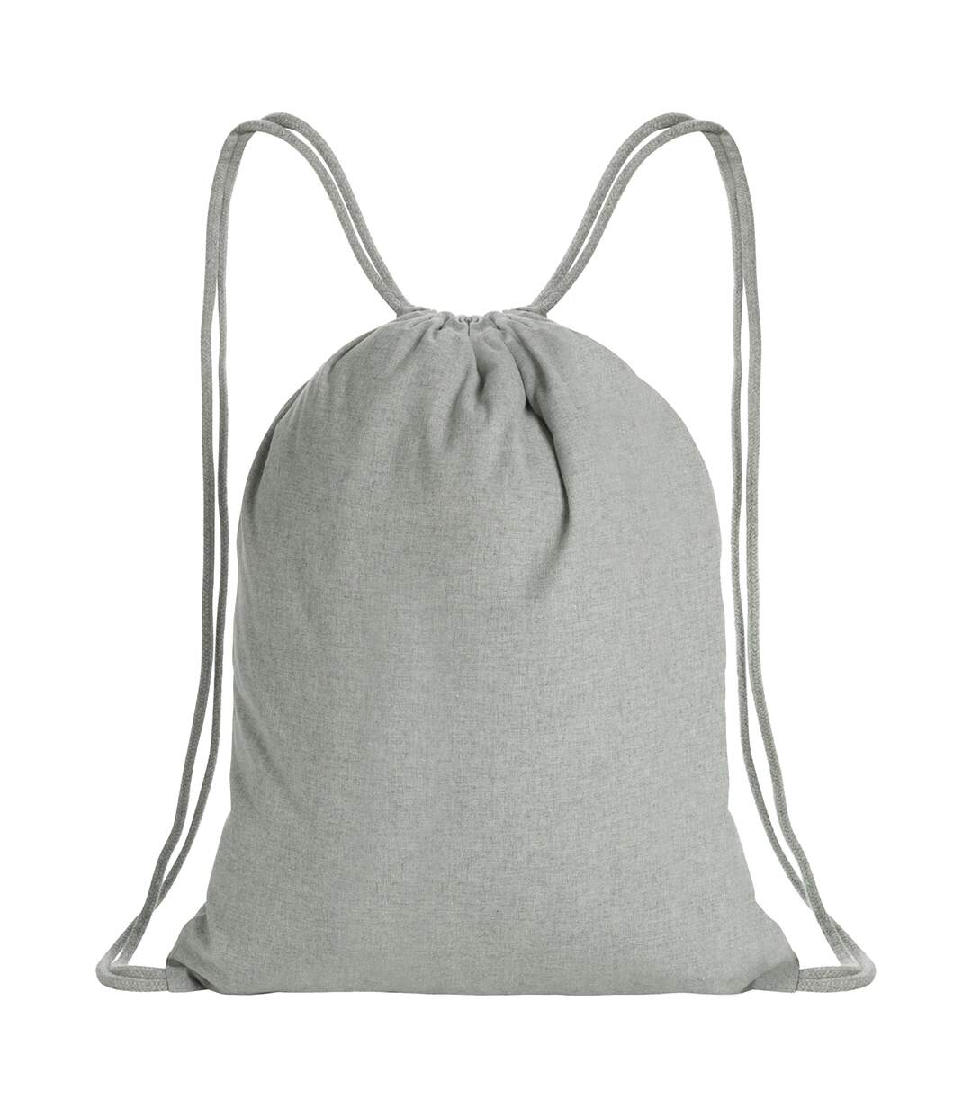 Impact Cotton Aware Drawstring Bag One Size Grey XD Collection-1