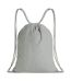 Impact Cotton Aware Drawstring Bag One Size Grey XD Collection-1