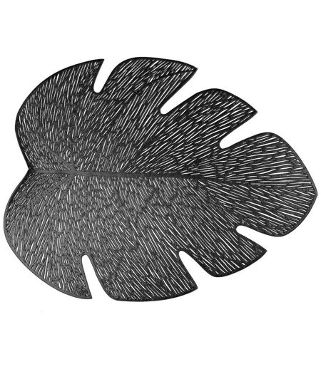Set de Table Ajouré Flamboyant 36x46cm Noir