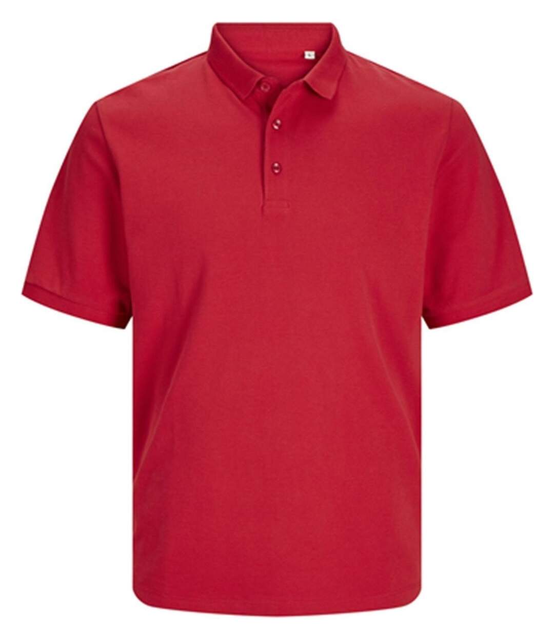 Polo manches courtes - JACK&JONES - Unisexe - JJ7556 - rouge-1