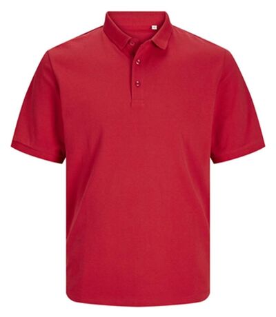 Polo manches courtes - JACK&JONES - Unisexe - JJ7556 - rouge