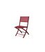 Chaise de Jardin Pliante Marius 82cm Rouge Carmin-2