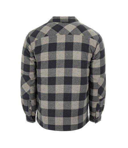 Chemise Motif/style À Carreaux Lumber Homme Gris Noir Dunlop