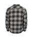 Chemise Motif/style À Carreaux Lumber Homme Gris Noir Dunlop-2