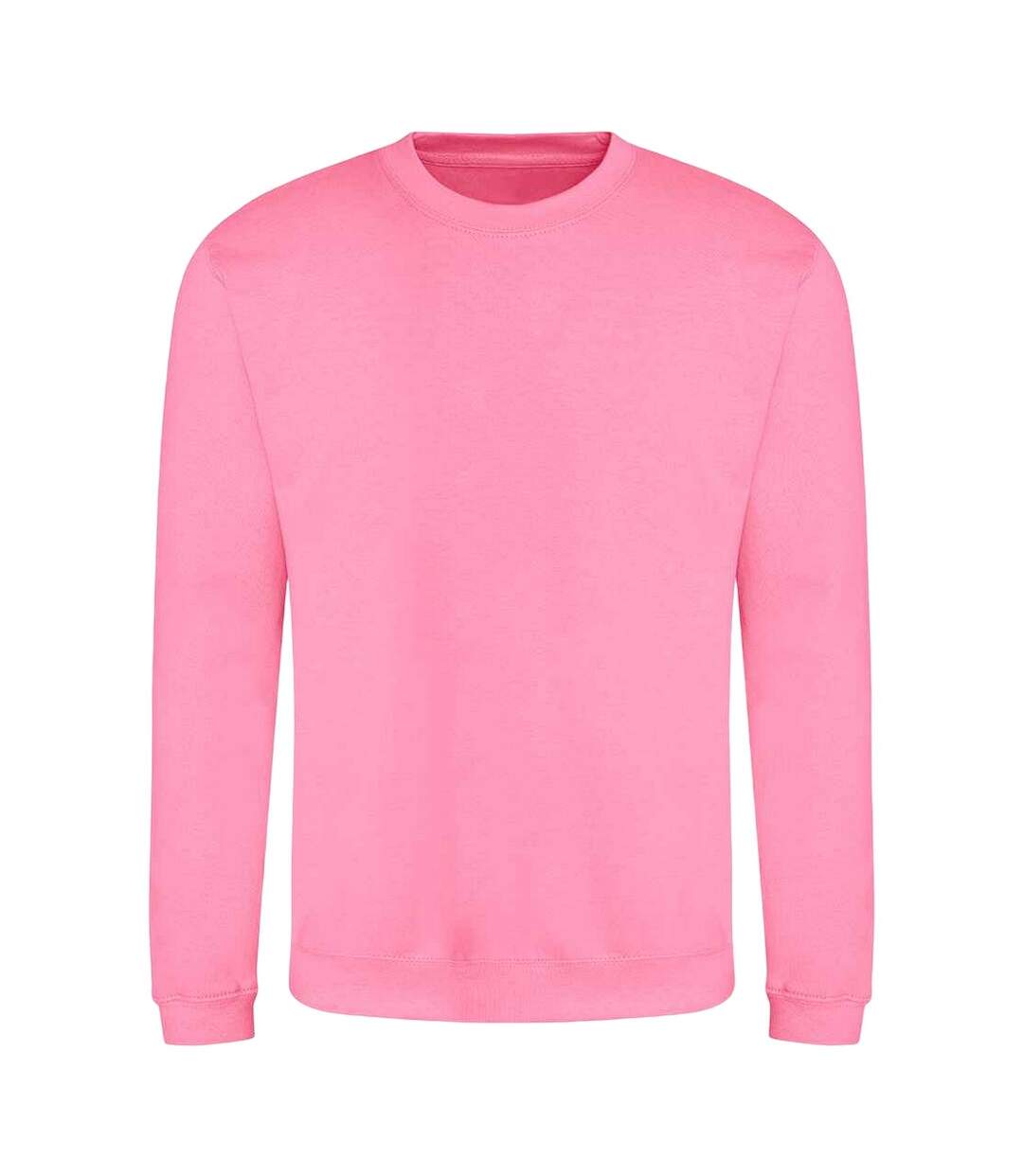 Adults unisex just hoods sweatshirt candyfloss pink Awdis-1
