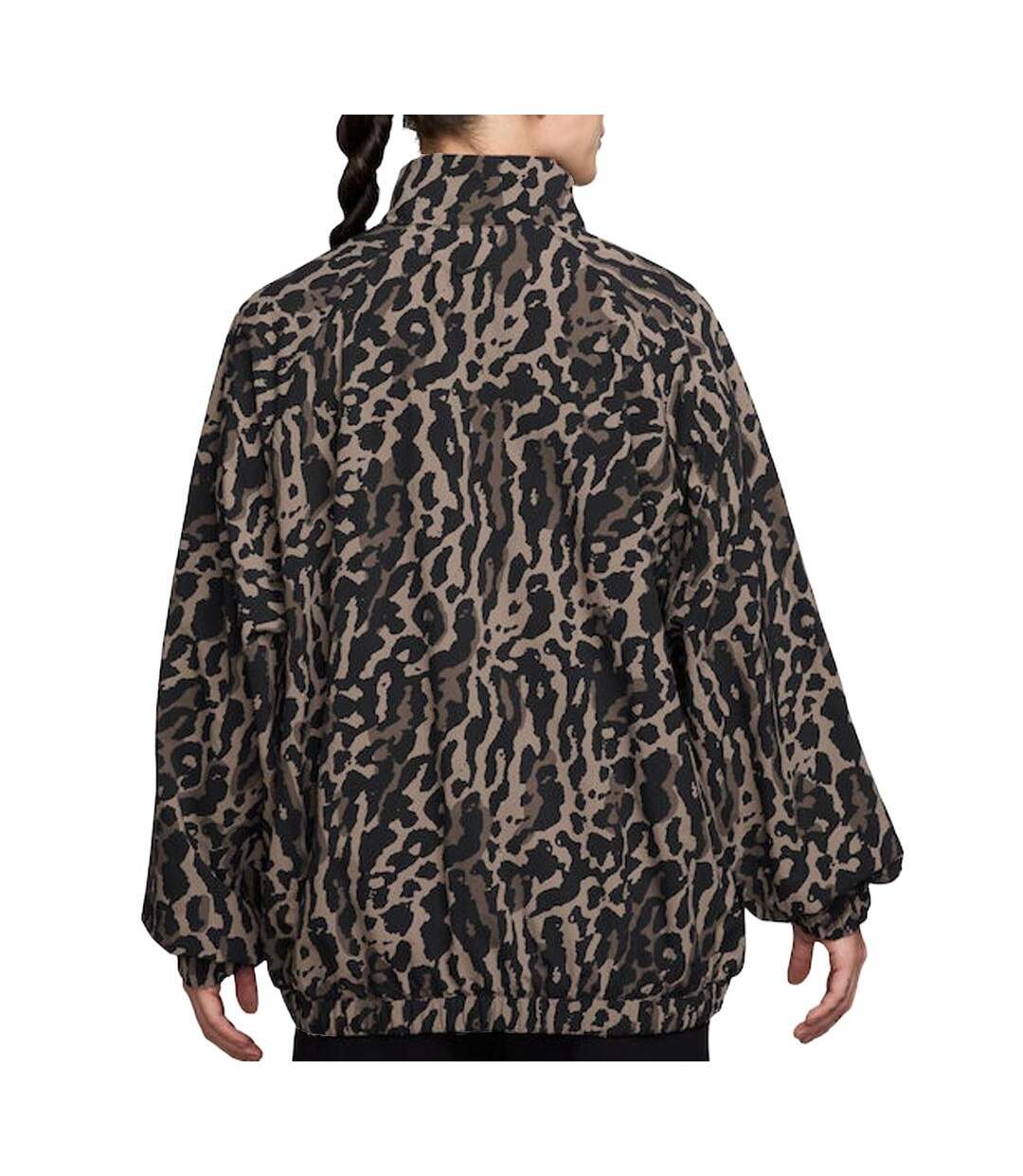 Veste noire/marron femme nike w nsw trend-2