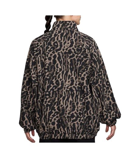 Veste noire/marron femme nike w nsw trend