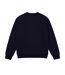 Womens/ladies Embroidered Logo Cotton Blend Sweatshirt Navy Lacoste-3