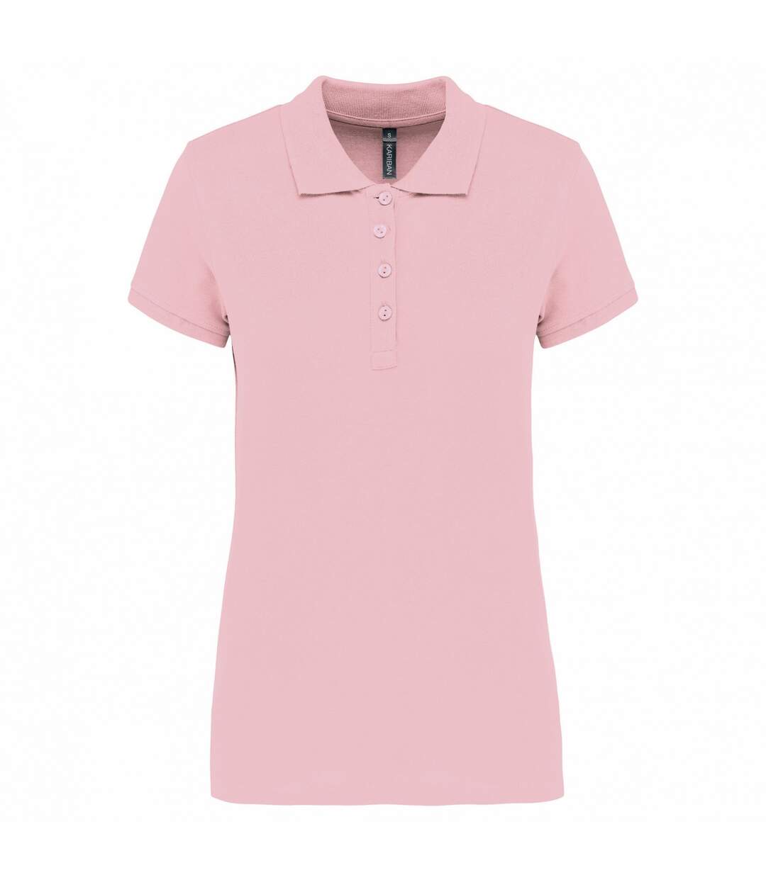 Polo femme rose pâle Kariban