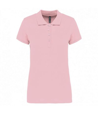 Kariban Womens/Ladies Pique Polo Shirt (Pale Pink)