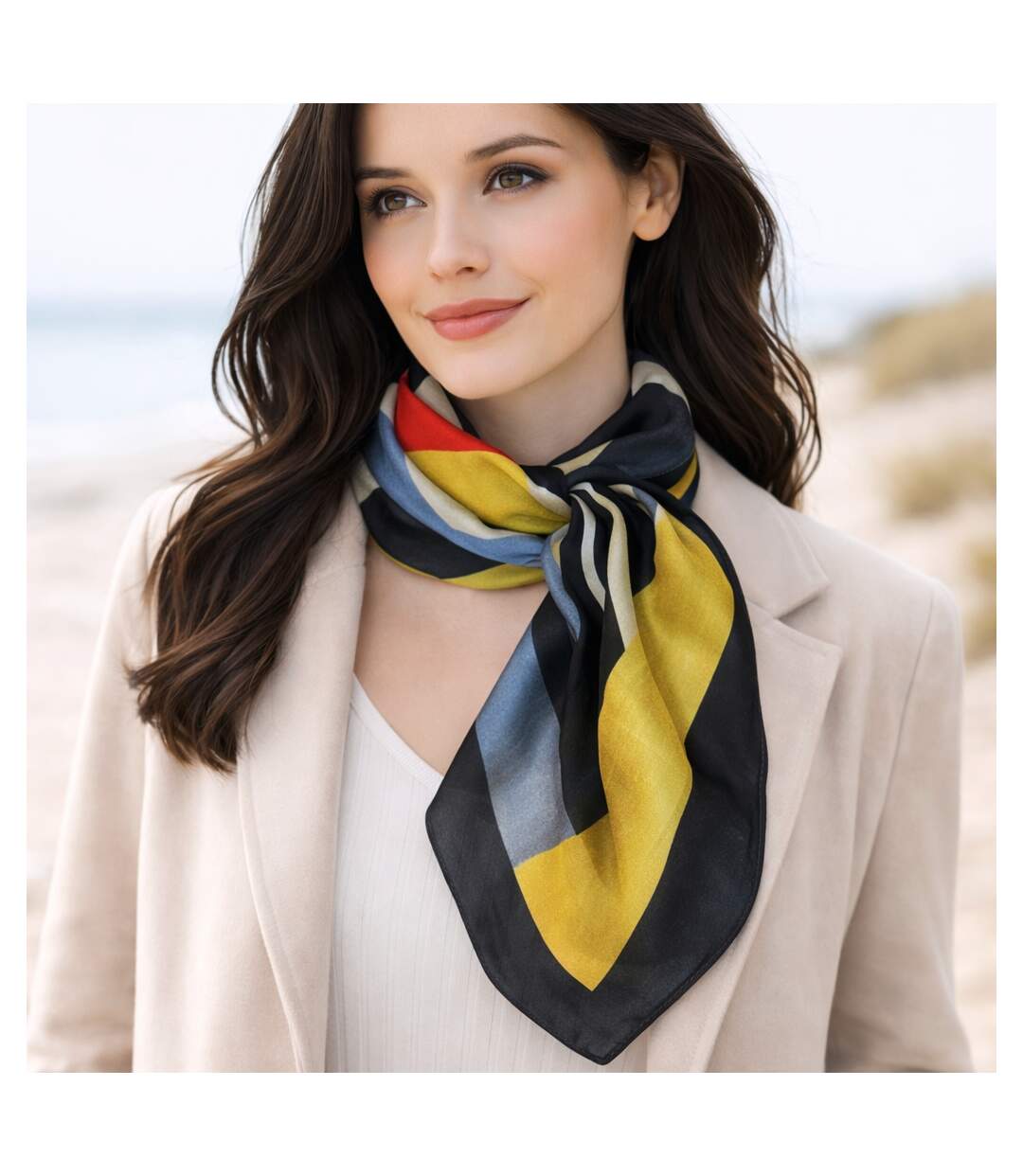 Foulard polysatin CUBIQUE-1