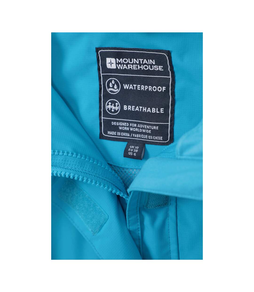 Womens/ladies storm 3 in 1 waterproof jacket blue Mountain Warehouse-3