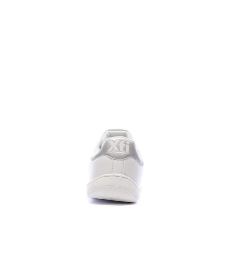 Baskets blanches/argent femme xti plata