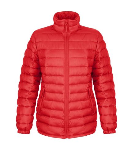Result Ladies/Womens Ice Bird Padded Jacket (Water Repellent & Windproof) (Red)