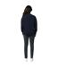 Unisex adult kruger recycled cotton crew neck relaxed fit sweatshirt navy Iqoniq-4