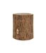 Cache-Pot Rond en Bois Berk 32cm Naturel