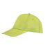 Casquette de baseball buzz unisexe vert clair SOLS