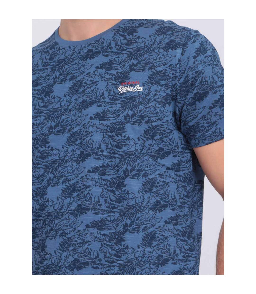 T-shirt col rond pur coton motifs NOMERIC-3