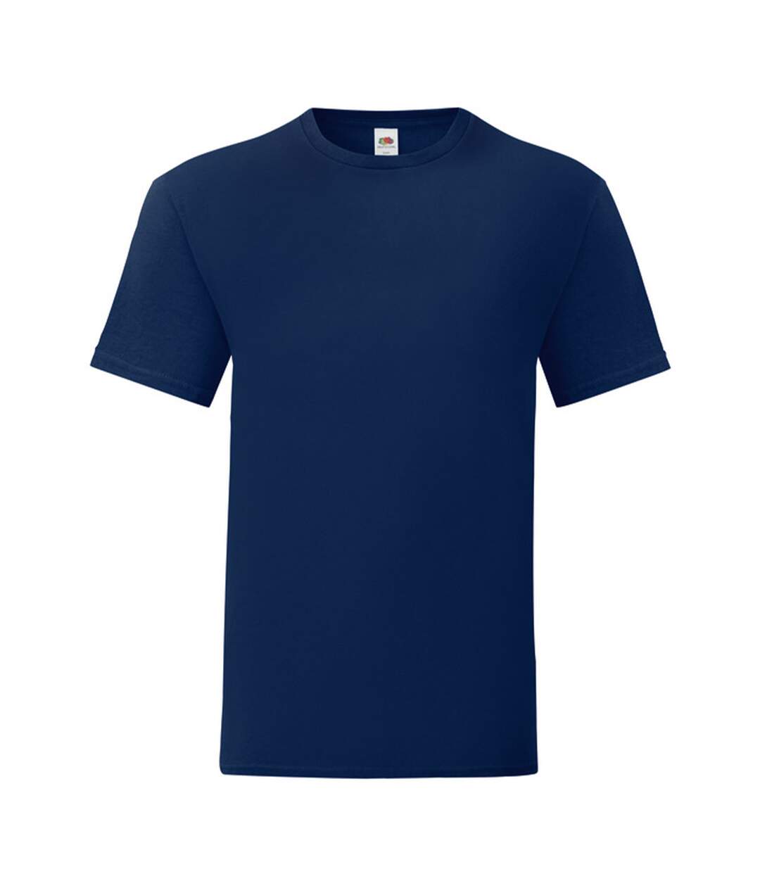 T-shirt Iconic Homme Bleu Marine Fruit Of The Loom-1