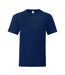 T-shirt Iconic Homme Bleu Marine Fruit Of The Loom-1
