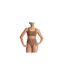 Brassière De Sport Lounge Femme Marron Clair Adidas-1