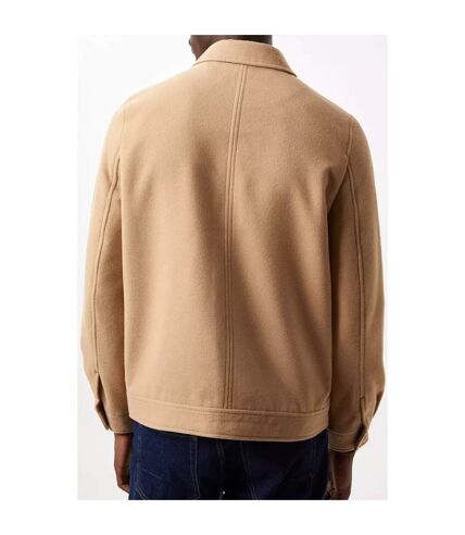 Burton Mens Faux Wool Shirt Jacket (Camel)