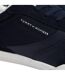 Mens Lopro Leather Trainers Navy White Tommy Hilfiger-3