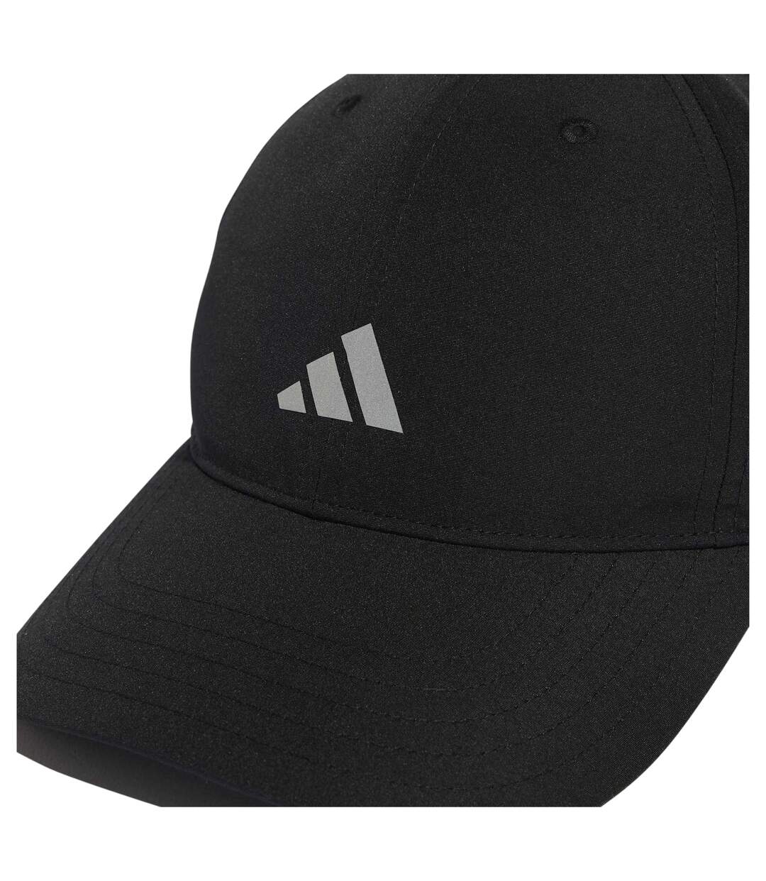Casquette De Baseball Course À Pied Motif/style Logo Run Essentials Homme Noir Argenté Adidas-3