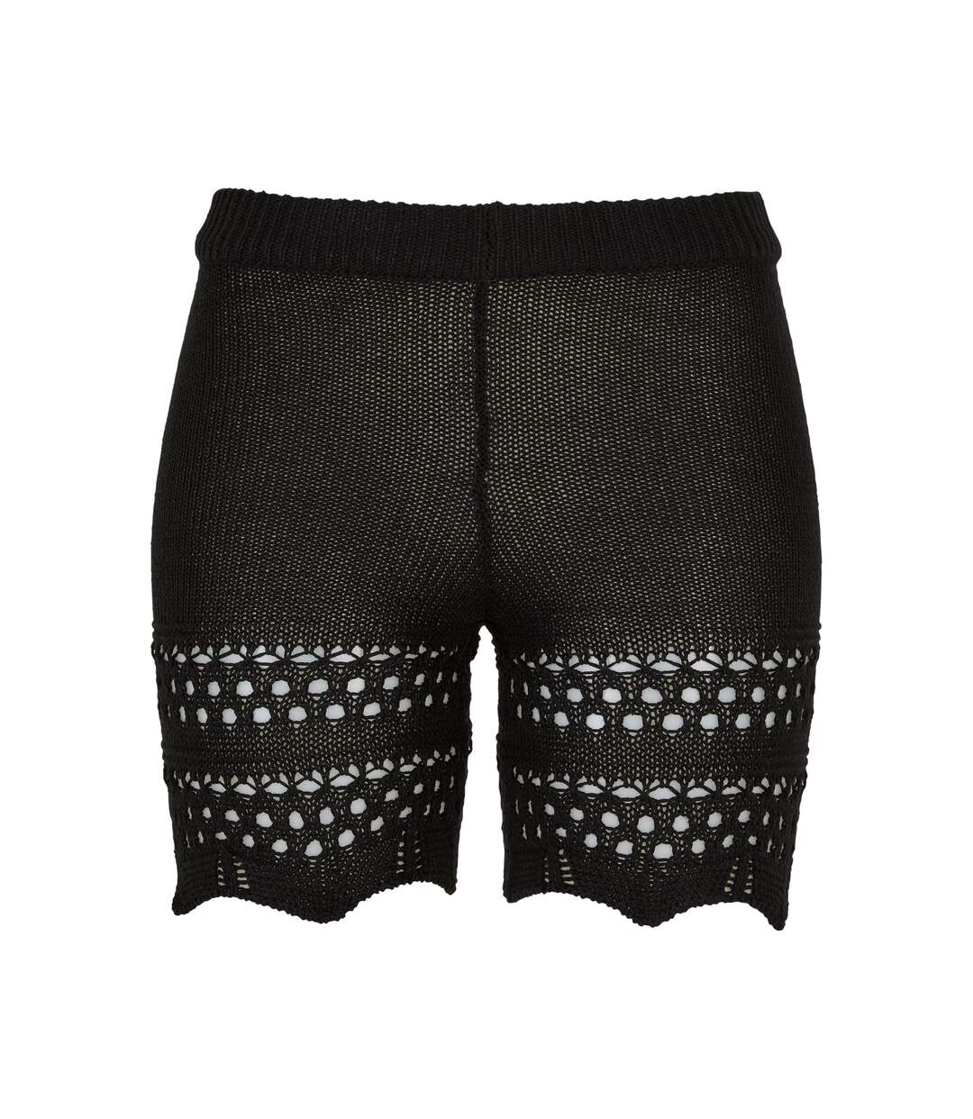 Short Motif/style Crochet Femme Noir Urban Classics-1