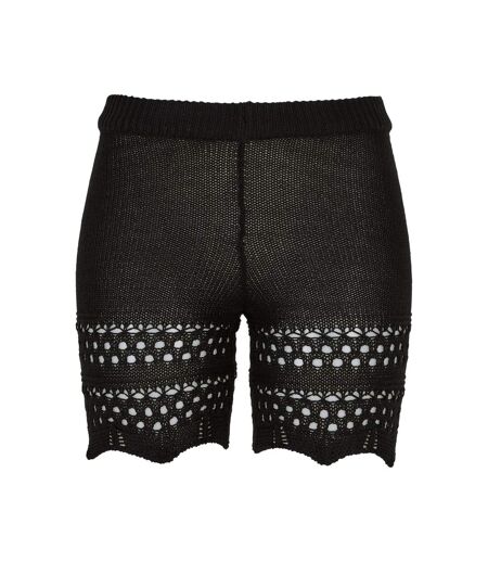 Short Motif/style Crochet Femme Noir Urban Classics