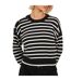 Pull Motif/style À Rayures Femme Noir Blanc Cassé Brave Soul-2