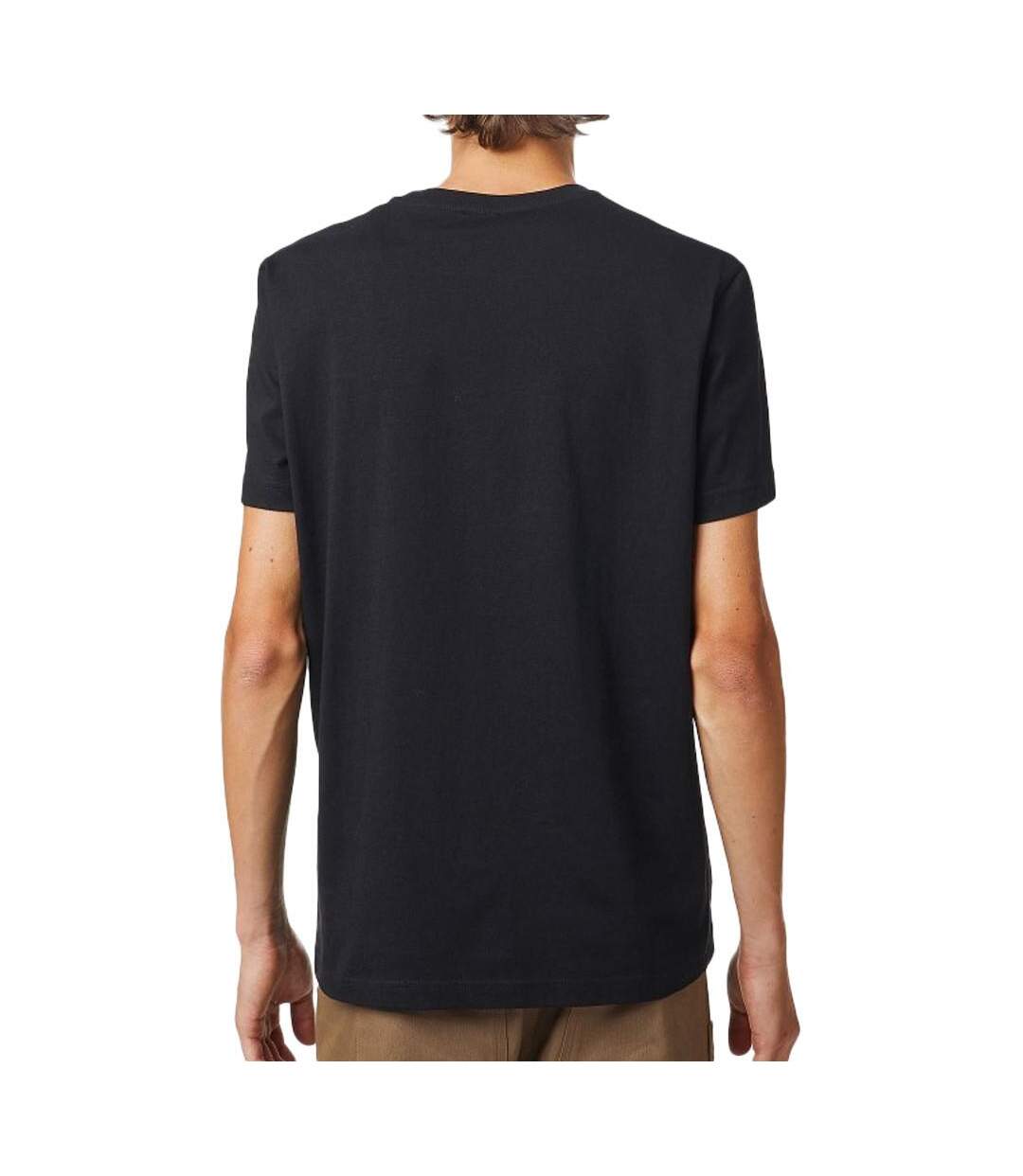 T-shirt Noir Homme Diesel Diegos A03365 - S-2