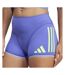 Short bleu/jaune femme adidas promo booty-1