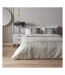 Jacquard marble duvet cover set oyster Paoletti