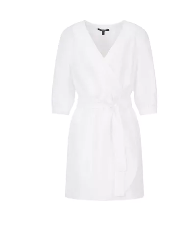 Robe Courte Motif/style Uni Femme Blanc Armani Exchange