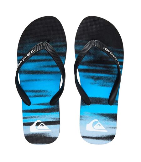 Mens Logo Flip Flops Black Quiksilver