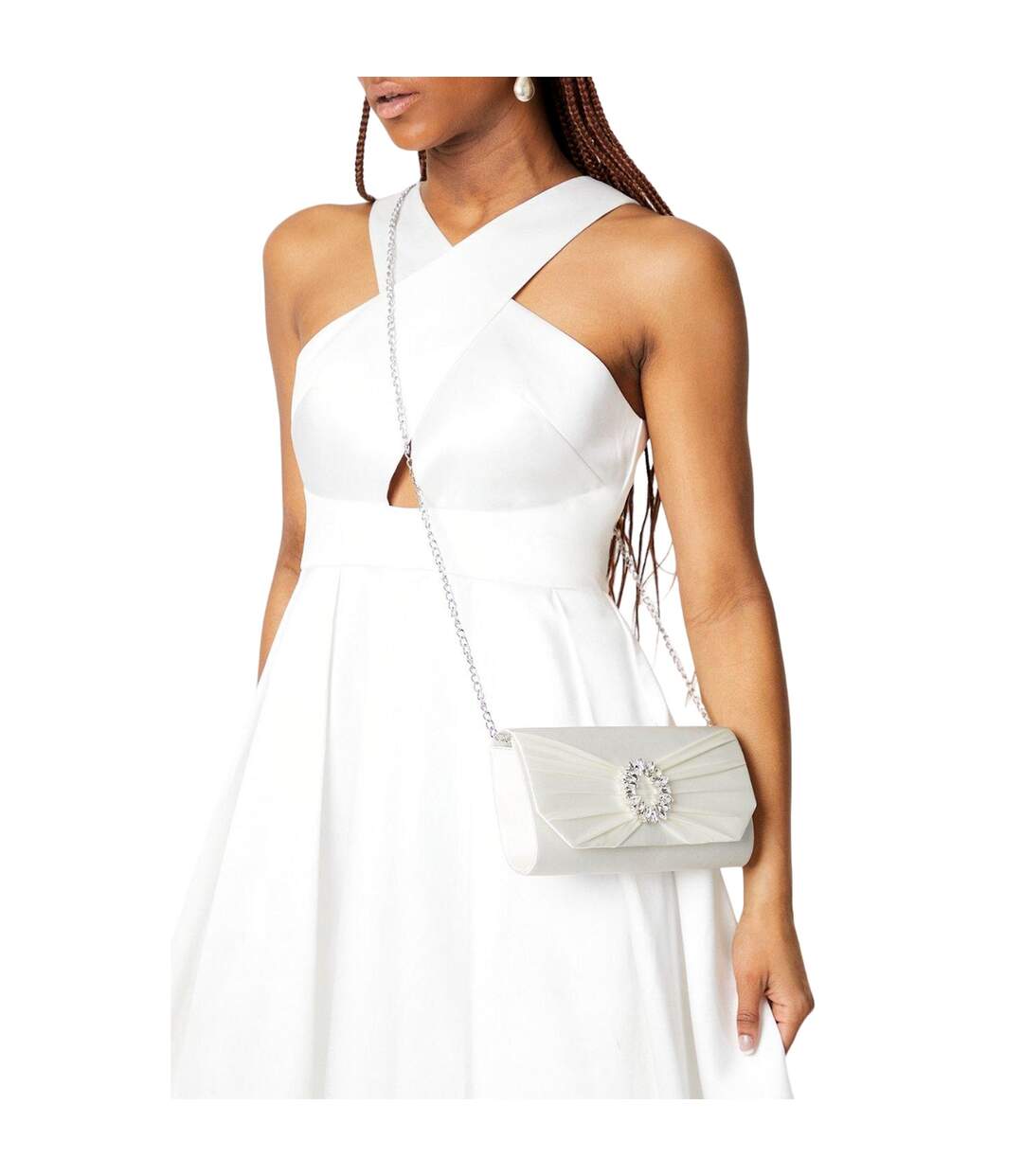 Pochette tyla taille unique blanc Dorothy Perkins-3